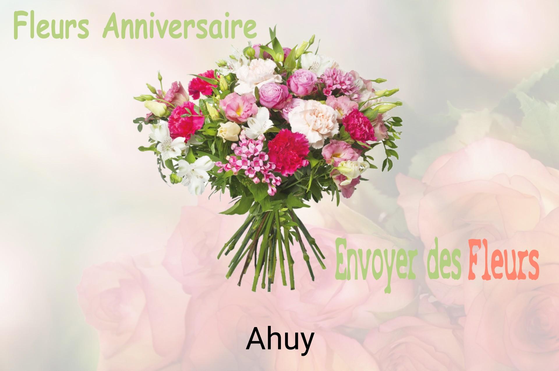 Bouquet de fleurs d’anniversaire livré à Ahuy