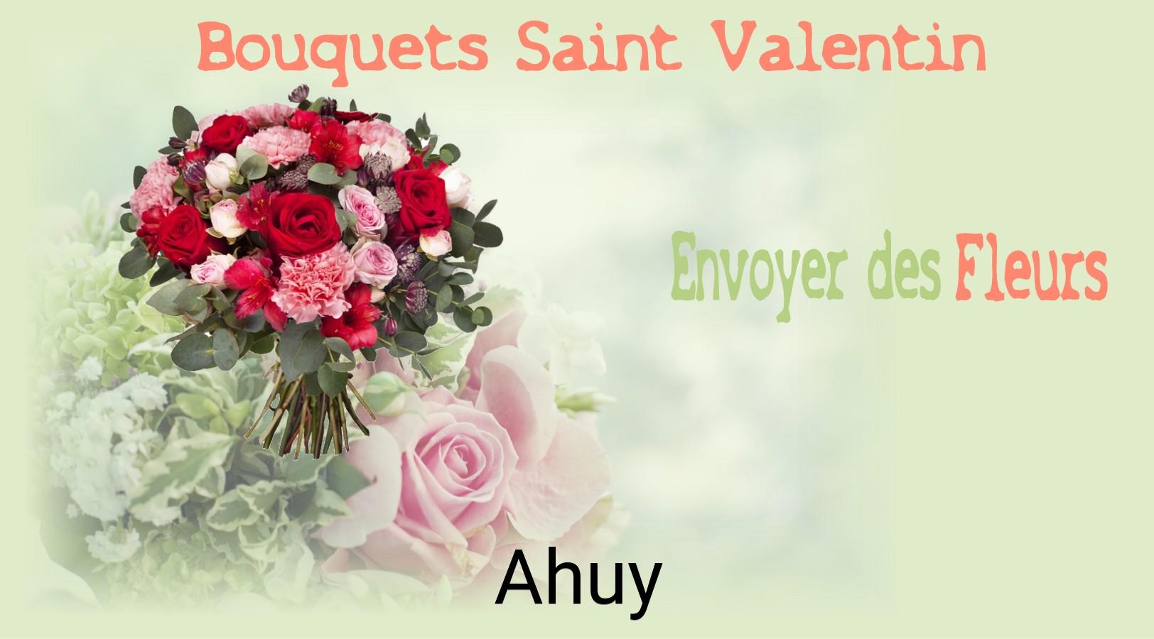 Roses de Saint-Valentin livrées à Ahuy